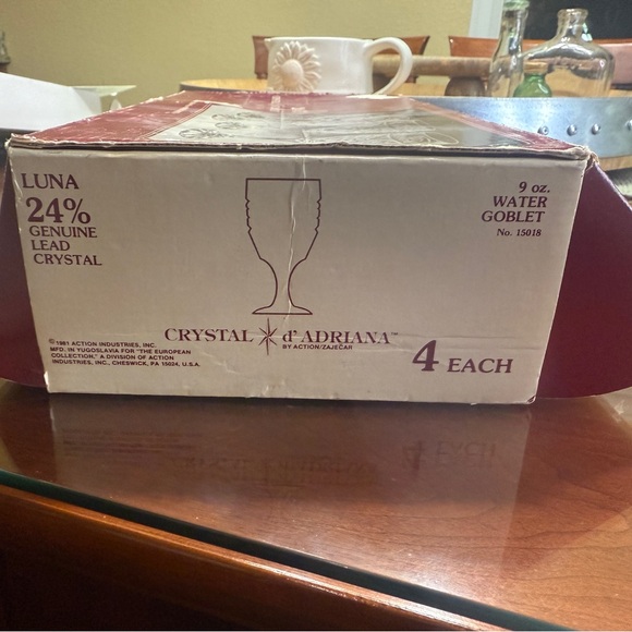 Crystal D'Adriana Crystal Glass Set - Picture 7 of 8
